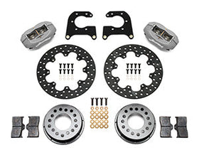 WILWOOD FDL Rear Drag Kit, Drilled Rotor Big Ford New Style 2.50" Offset - 0