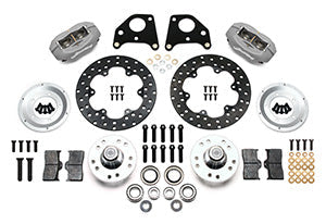 Wilwood Forged Dynalite Front Drag Kit Drilled Rotor 62-72 CDP B & E Body-Drum