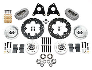 Wilwood Forged Dynalite Front Drag Kit Drilled Rotor CPD 65-72 A w/10in Drum