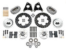 Wilwood Forged Dynalite Front Drag Kit Drilled Rotor CPD 65-72 A w/10in Drum-2