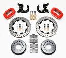 Wilwood Forged Dynalite P/S Rear Kit Drilled Red Ford 8.8 w/2.5in Offset-5 Lug-2