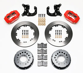 Wilwood Forged Dynalite P/S Rear Kit Red Ford 8.8 w/2.5in Offset-5 Lug - 0