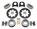 Wilwood Forged Dynalite Rear Drag Kit Drilled Rotor Chev 12 Bolt w/Clip Eliminator-2
