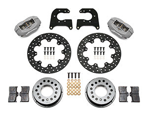Wilwood Forged Dynalite Rear Drag Kit Drilled Rotor Mopar/Dana 2.36in Off w/Snap Ring Brng