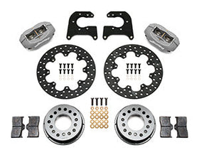 Wilwood Forged Dynalite Rear Drag Kit Drilled Rotor Mopar/Dana 2.36in Off w/Snap Ring Brng - 0