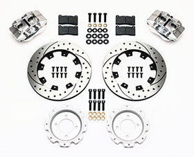 WILWOOD NDL Inboard Rear Kit, Drilled, Polish Quick Change Rear End - 0