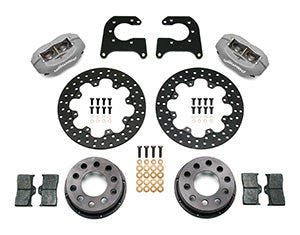 Wilwood Forged Dynalite Rear Drag Kit Drilled Rotor 58-64 Olds/Pont .690in Studs