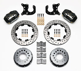 Wilwood Forged Dynalite P/S Rear Kit Drilled Rotor Chevy 12 Bolt-Spec 3.15in Brng - 0