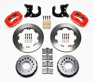 Wilwood Forged Dynalite P/S Rear Kit Red Chevy 12 Bolt-Spec 3.15in Brng