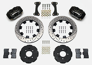 Wilwood Forged Dynalite Front Hat Kit 12.19in Drilled 90-99 Civic w/240 mm Disc
