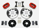 Wilwood Forged Dynalite Front Hat Kit 12.19in Red 00-04 PT Cruiser/03-04 SRT/4-2