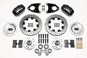 Wilwood Forged Dynalite Front Kit 12.19in Drilled 71-80 Pinto/Mustang II Disc & Drum - 0