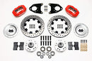 Wilwood Forged Dynalite Front Kit 12.19in Drilled Red 71-80 Pinto/Mustang II Disc & Drum-2