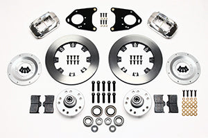 Wilwood Forged Dynalite Front Kit 12.19in Polished 71-80 Pinto/Mustang II Disc & Drum