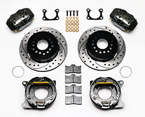 Wilwood Forged Dynalite P/S Park Brake Kit Drilled Big Ford 2.36in Offset