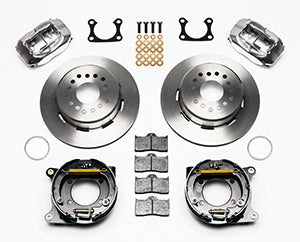 Wilwood Forged Dynalite P/S Park Brake Kit Polished Big Ford 2.36in Offset