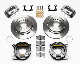 Wilwood Forged Dynalite P/S Park Brake Kit Polished Big Ford 2.36in Offset - 0