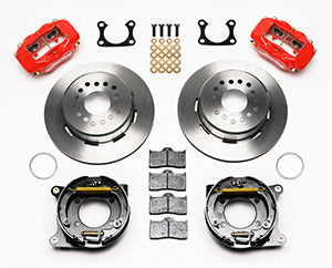 Wilwood Forged Dynalite P/S Park Brake Kit Red Big Ford 2.36in Offset