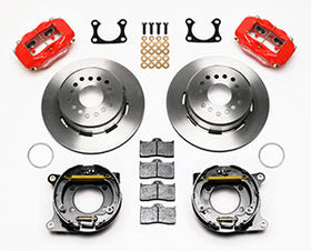 Wilwood Forged Dynalite P/S Park Brake Kit Red Big Ford 2.36in Offset - 0