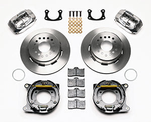 Wilwood Forged Dynalite P/S Park Brake Kit Polished New Big Ford 2.50in Offset