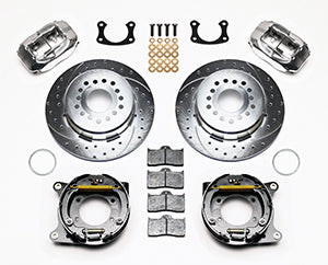 Wilwood Forged Dynalite P/S P-B Kit Drill-Zinc Polsh New Big Ford 2.50in Offset