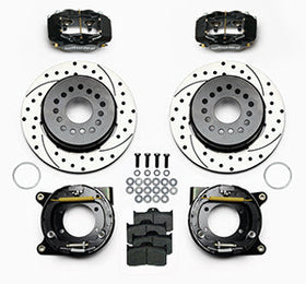 Wilwood Forged Dynalite P/S Park Brake Kit Drilled Chevy 12 Bolt w/ C-Clips - 0