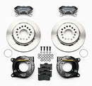 Wilwood Forged Dynalite P/S Park Brake Kit Polished Chevy 12 Bolt w/ C-Clips-2