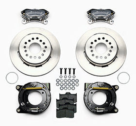 Wilwood Forged Dynalite P/S Park Brake Kit Polished Chevy 12 Bolt w/ C-Clips - 0