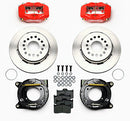Wilwood Forged Dynalite P/S Park Brake Kit Red Chevy 12 Bolt w/ C-Clips-2