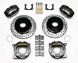 Wilwood Forged Dynalite P/S Park Brake Kit Drilled Big Ford 2.36in Offset Currie Blank