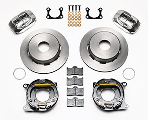 Wilwood Forged Dynalite P/S Park Brake Kit Polished Big Ford 2.36in Offset Currie Blank