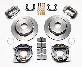 Wilwood Forged Dynalite P/S Park Brake Kit Polished Big Ford 2.36in Offset Currie Blank - 0