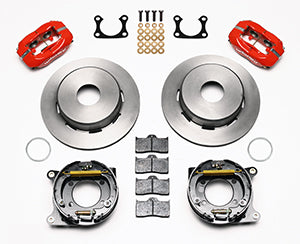 Wilwood Forged Dynalite P/S Park Brake Kit Red Big Ford 2.36in Offset Currie Blank