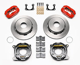 Wilwood Forged Dynalite P/S Park Brake Kit Red Big Ford 2.36in Offset Currie Blank - 0