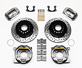 Wilwood Forged Dynalite P/S P-B Kit Drilled Polished Small Ford 2.66in Offset - 0