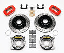 Wilwood Forged Dynalite P/S Park Brake Kit Drilled Red Small Ford 2.66in Offset-2