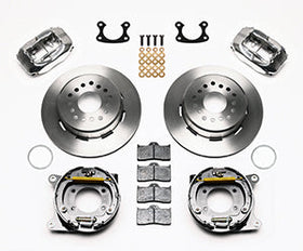 Wilwood Forged Dynalite P/S Park Brake Kit Polished Small Ford 2.66in Offset - 0