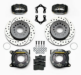 Wilwood Forged Dynalite P/S Park Brake Kit Drilled Mopar/Dana 2.36in Off w/Snap Ring Brng - 0