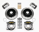 Wilwood Forged Dynalite P/S P-B Kit Drilled Polished Ford 8.8 w/2.5in Offset-5 Lug-2