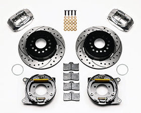 Wilwood Forged Dynalite P/S P-B Kit Drilled Polished Ford 8.8 w/2.5in Offset-5 Lug - 0