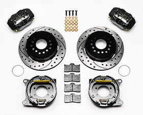 Wilwood Forged Dynalite P/S Park Brake Kit Drilled Ford 8.8 w/2.5in Offset-5 Lug - 0