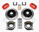 Wilwood Forged Dynalite P/S Park Brake Kit Drilled Red 58-64 Olds/Pontiac Ends-2