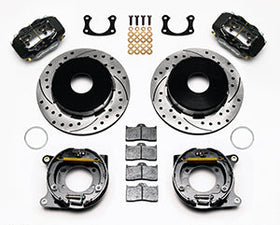 Wilwood Forged Dynalite P/S Park Brake Kit Drilled Big Ford New 2.50in Offset Currie Blank - 0