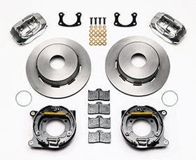 Wilwood Forged Dynalite P/S Park Brake Kit Polished Big Ford New 2.50in Offset Currie Blank - 0
