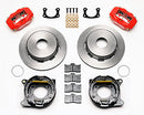 Wilwood Forged Dynalite P/S Park Brake Kit Red Big Ford New 2.50in Offset Currie Blank-2