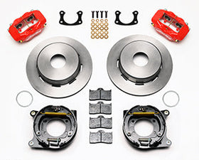 Wilwood Forged Dynalite P/S Park Brake Kit Red Big Ford New 2.50in Offset Currie Blank - 0