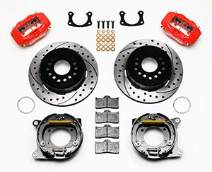 Wilwood Forged Dynalite P/S P-B Kit Drilled Red New Big Ford 2.36in Offset