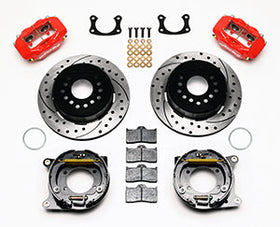Wilwood Forged Dynalite P/S P-B Kit Drilled Red New Big Ford 2.36in Offset - 0