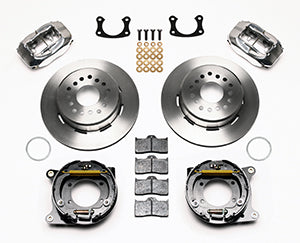 Wilwood Forged Dynalite P/S Park Brake Kit Polished New Big Ford 2.36in Offset