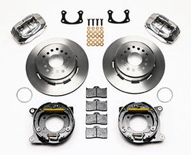 Wilwood Forged Dynalite P/S Park Brake Kit Polished New Big Ford 2.36in Offset - 0